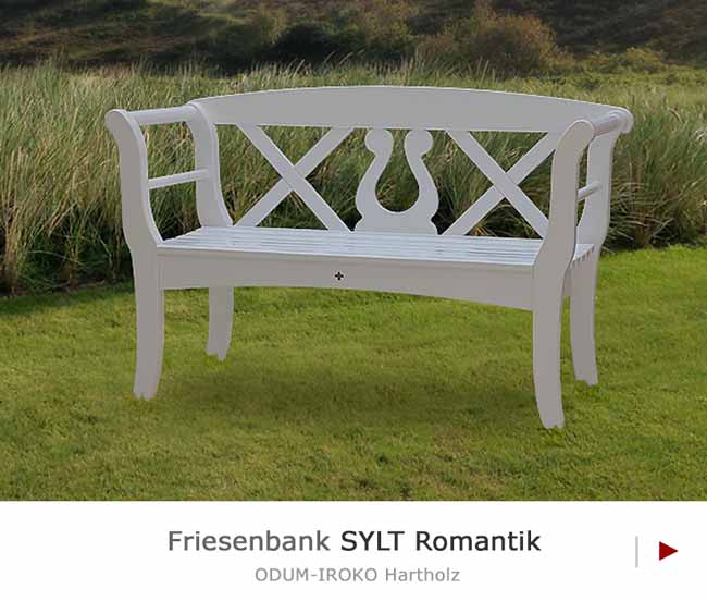 Sylter Friesenbänke mit 25 Jahren Garantie