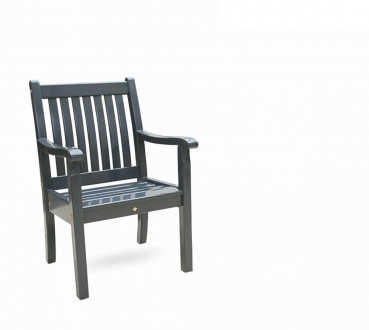 Preview: 1er Gartensessel ROYAL - lackiert Preview: Gartenstuhl ROYAL - RAL 7016 anthrazit