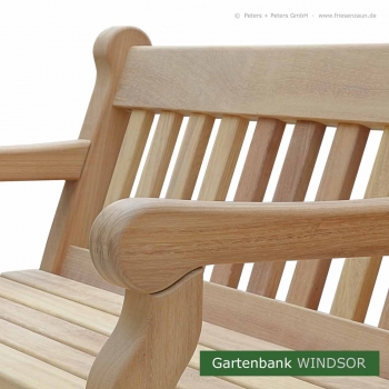 Preview: 2er Gartenbank WINDSOR - Natur Preview: